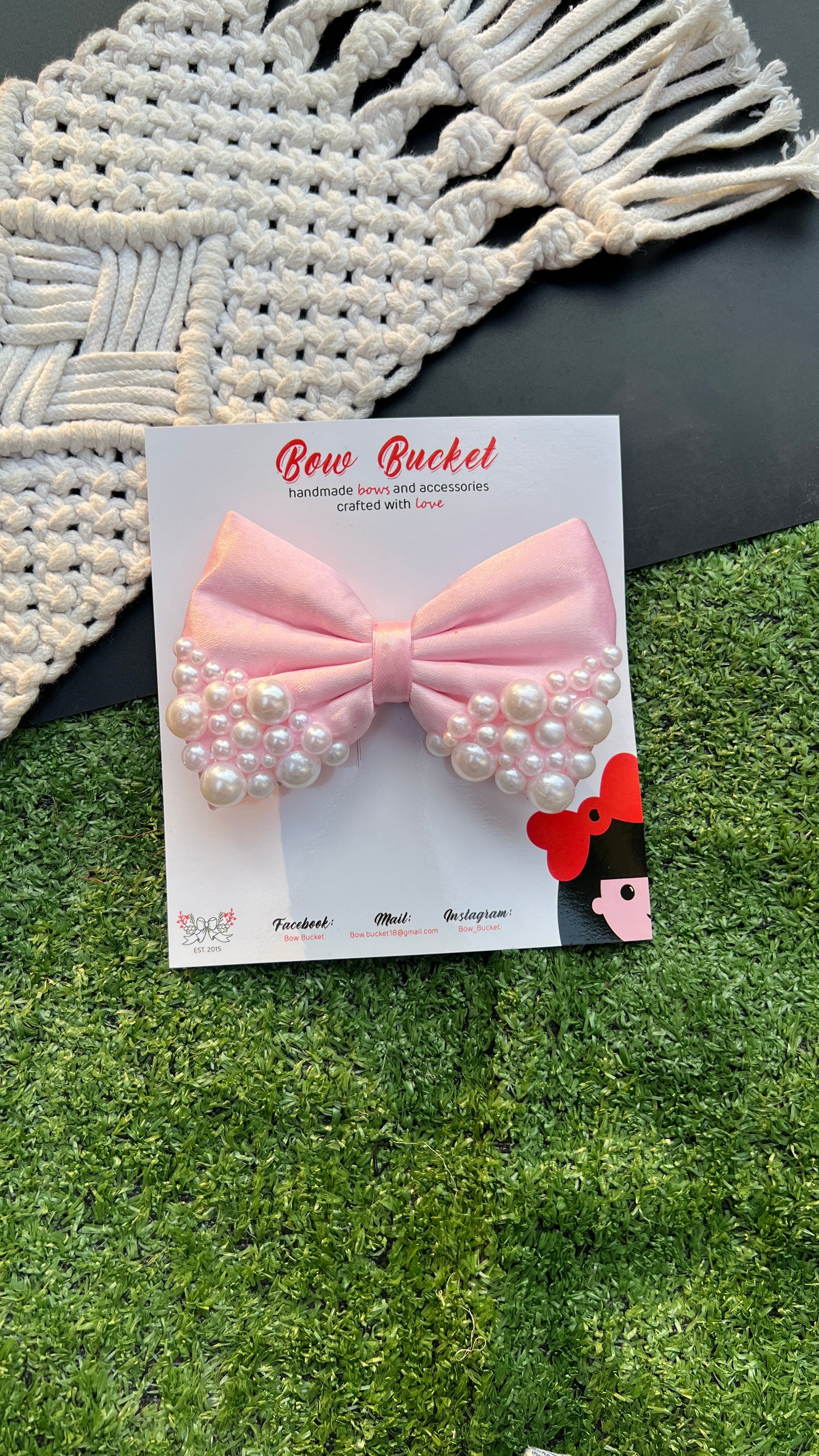 Babyhug Free Size Bow & Butterfly Clips Pack of 2 - Pink main image 0