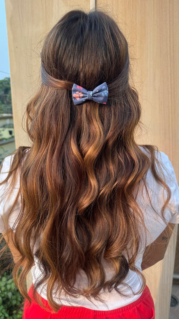 Paw Print Bow