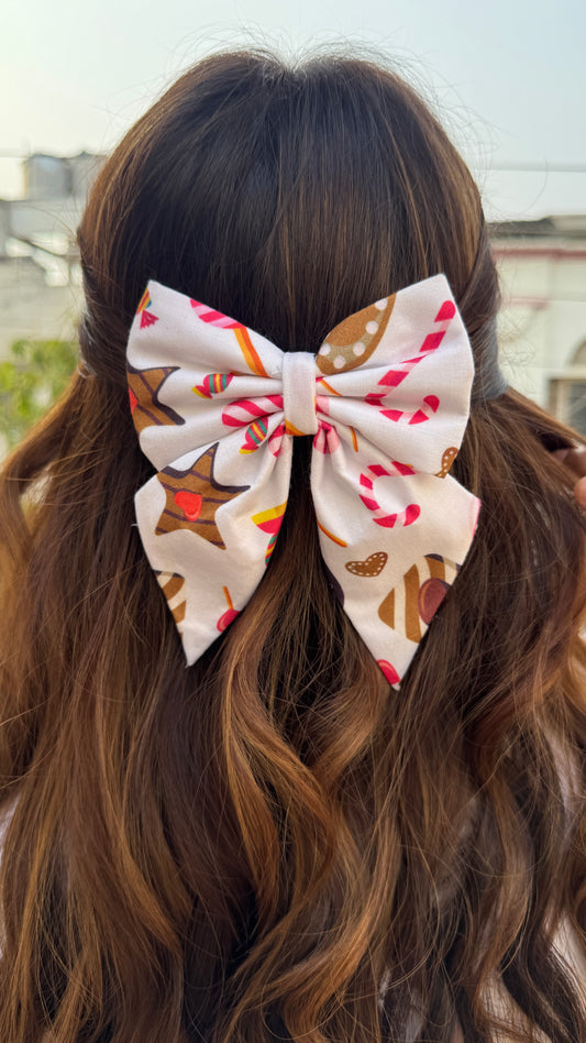 Candy Star Pigtail Bow