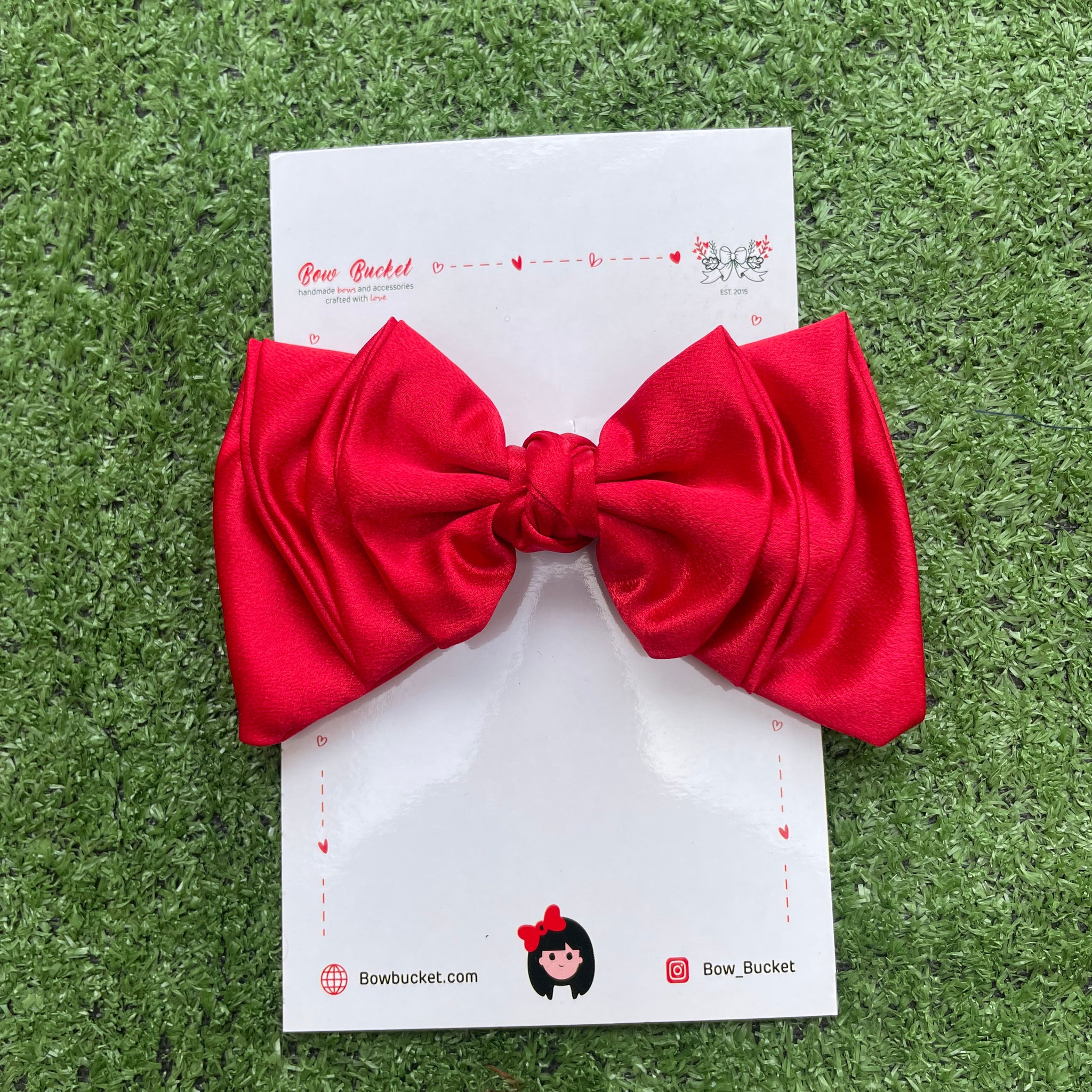 Whimsy bow - Red