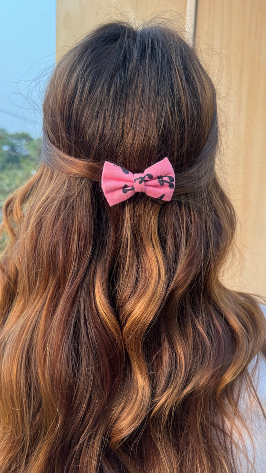 Music Print Bow