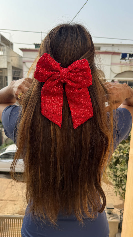 Red sequence butterfly bow