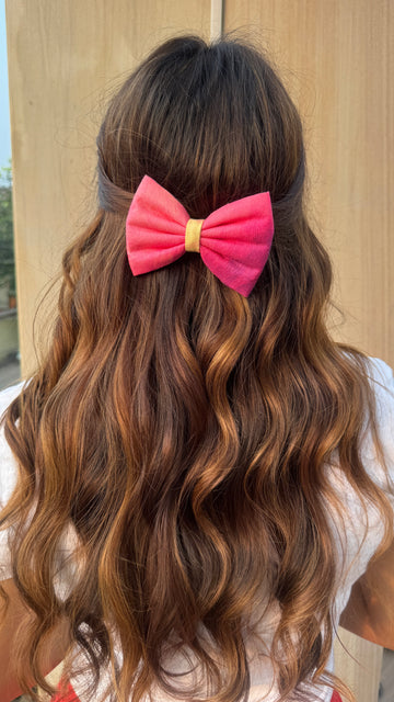 Sunset Bloom bow Clip