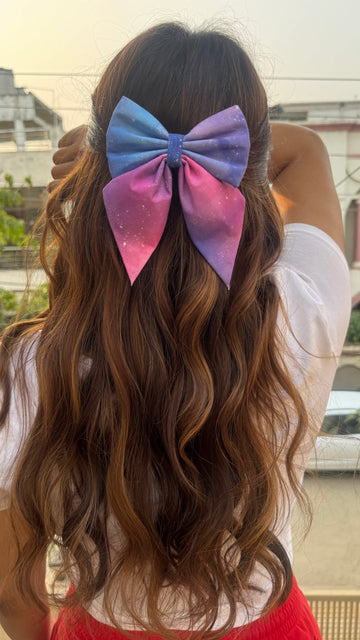Galaxy Pigtail Bow