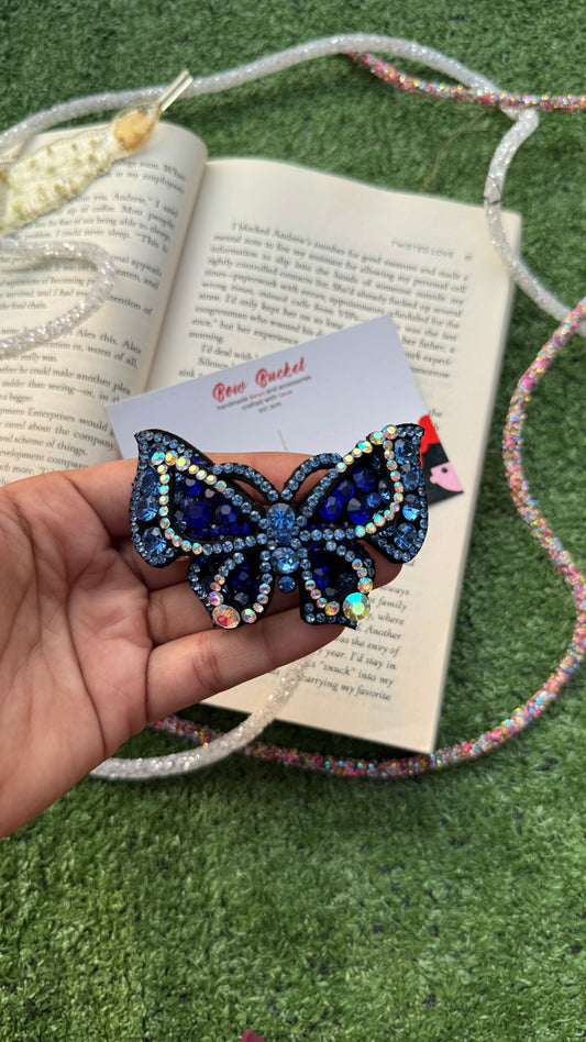 Blue Swarovski Butterfly
