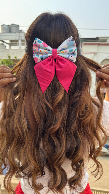 Unicorn Parade Pigtail Bow