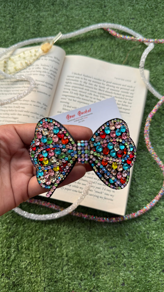 Colourful Jewel Petal Bow