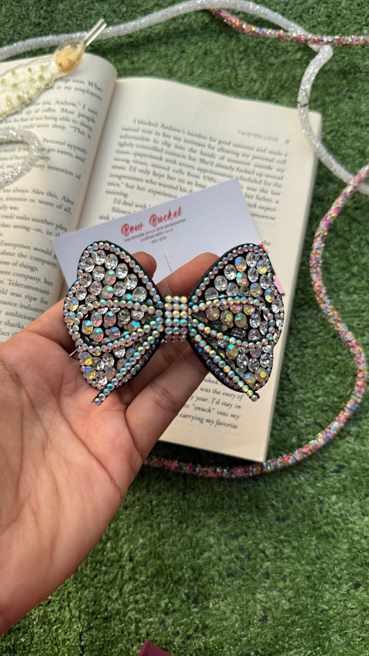 White Jewel Petal Bow