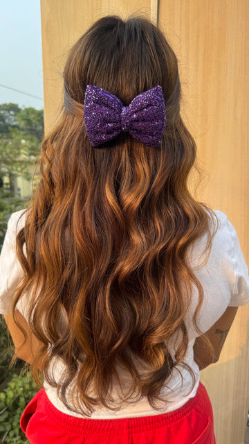 Purple Sequence Bow