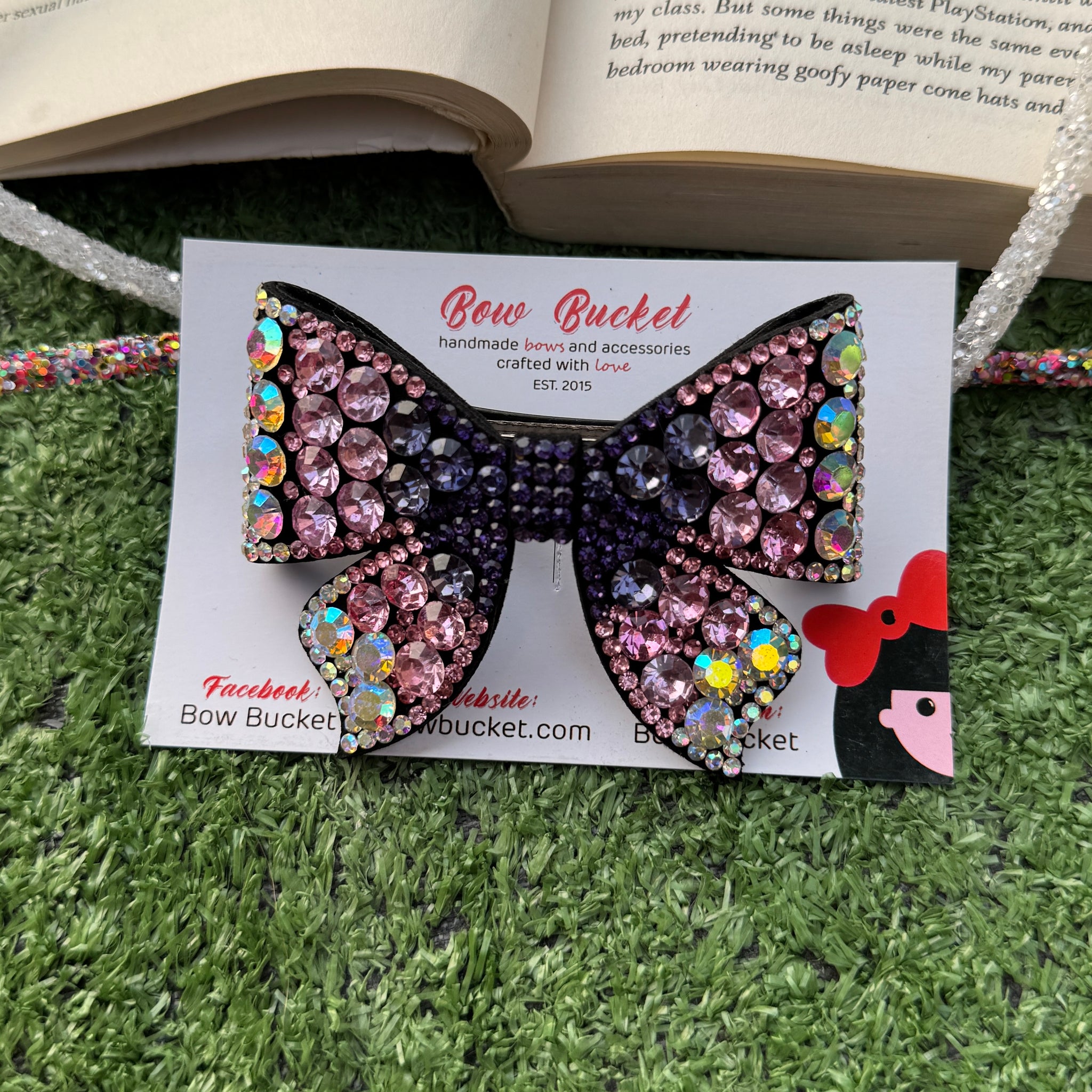 Purple Pink Taara Bow