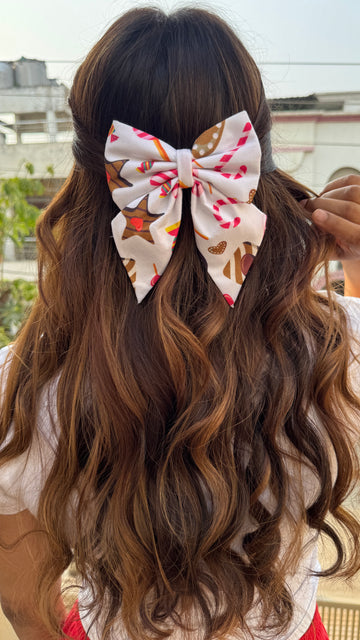 Candy Star Pigtail Bow