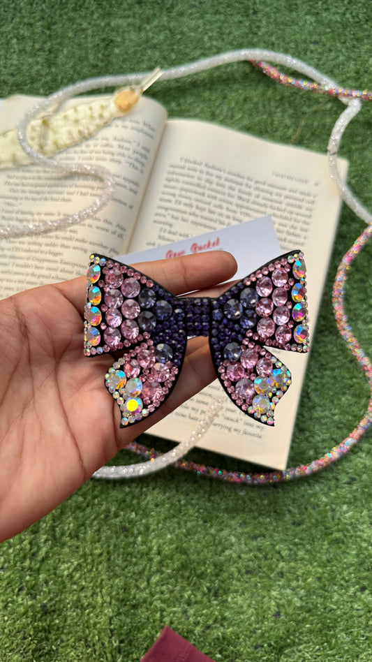 Purple Pink Taara Bow