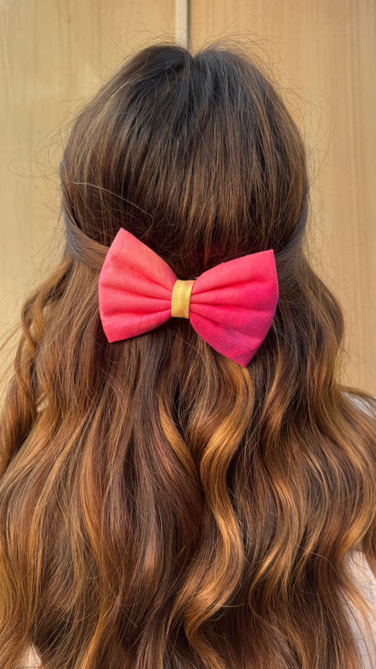 Sunset Bloom bow Clip