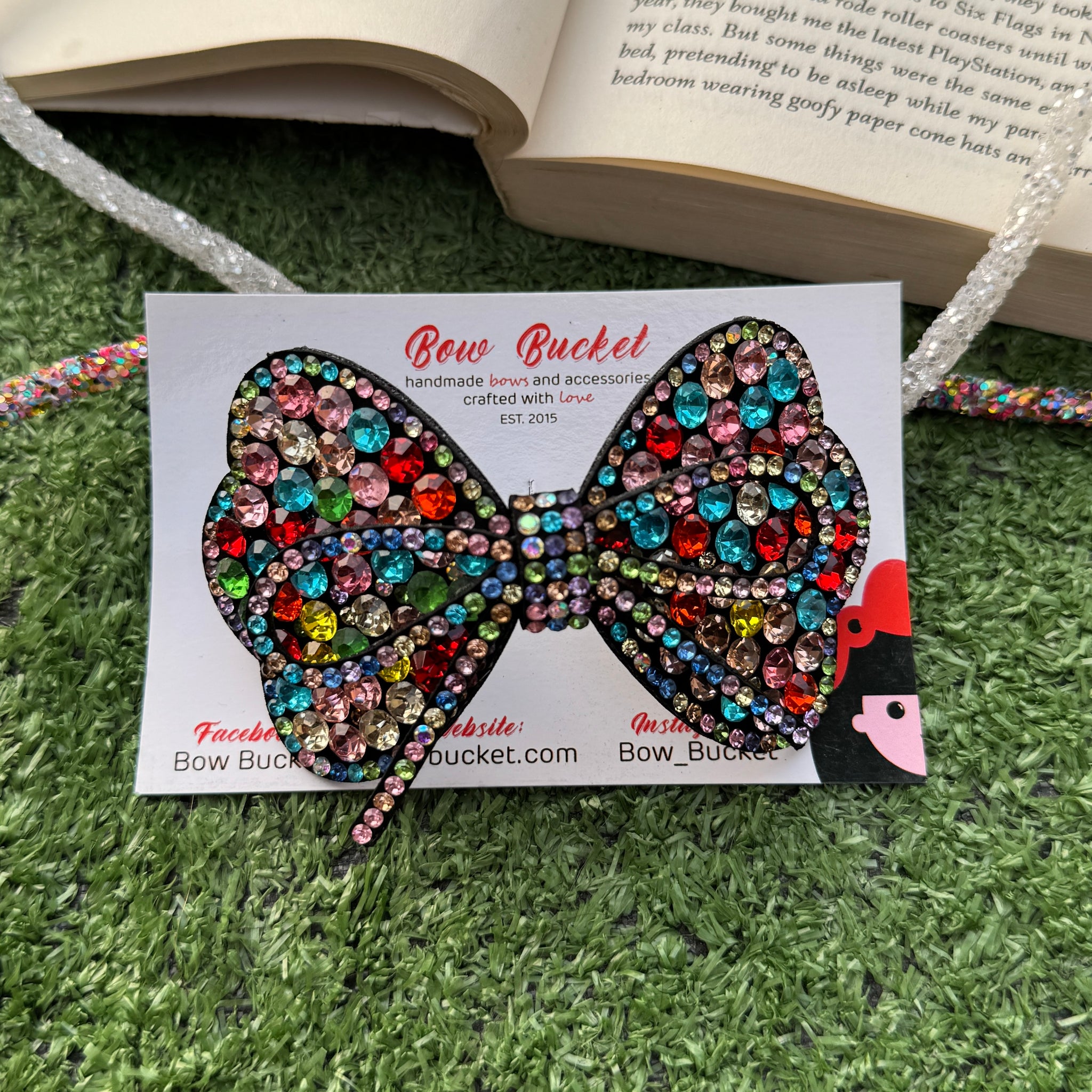 Colourful Jewel Petal Bow