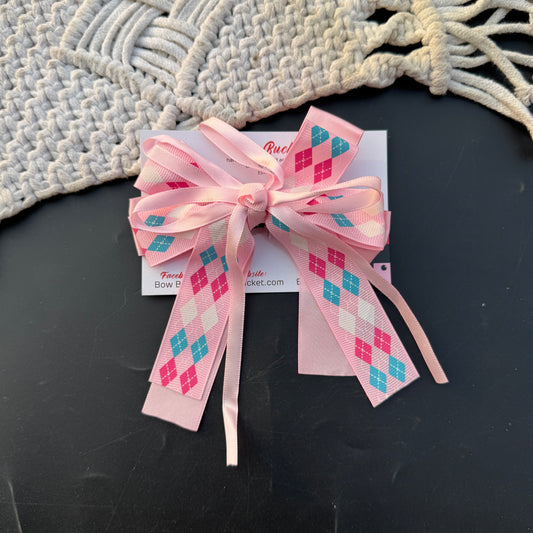 Ruby ribbon bow