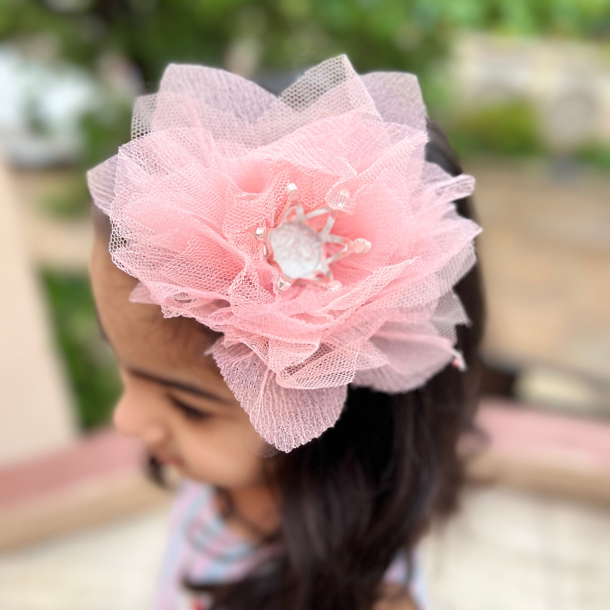Net crown hairband