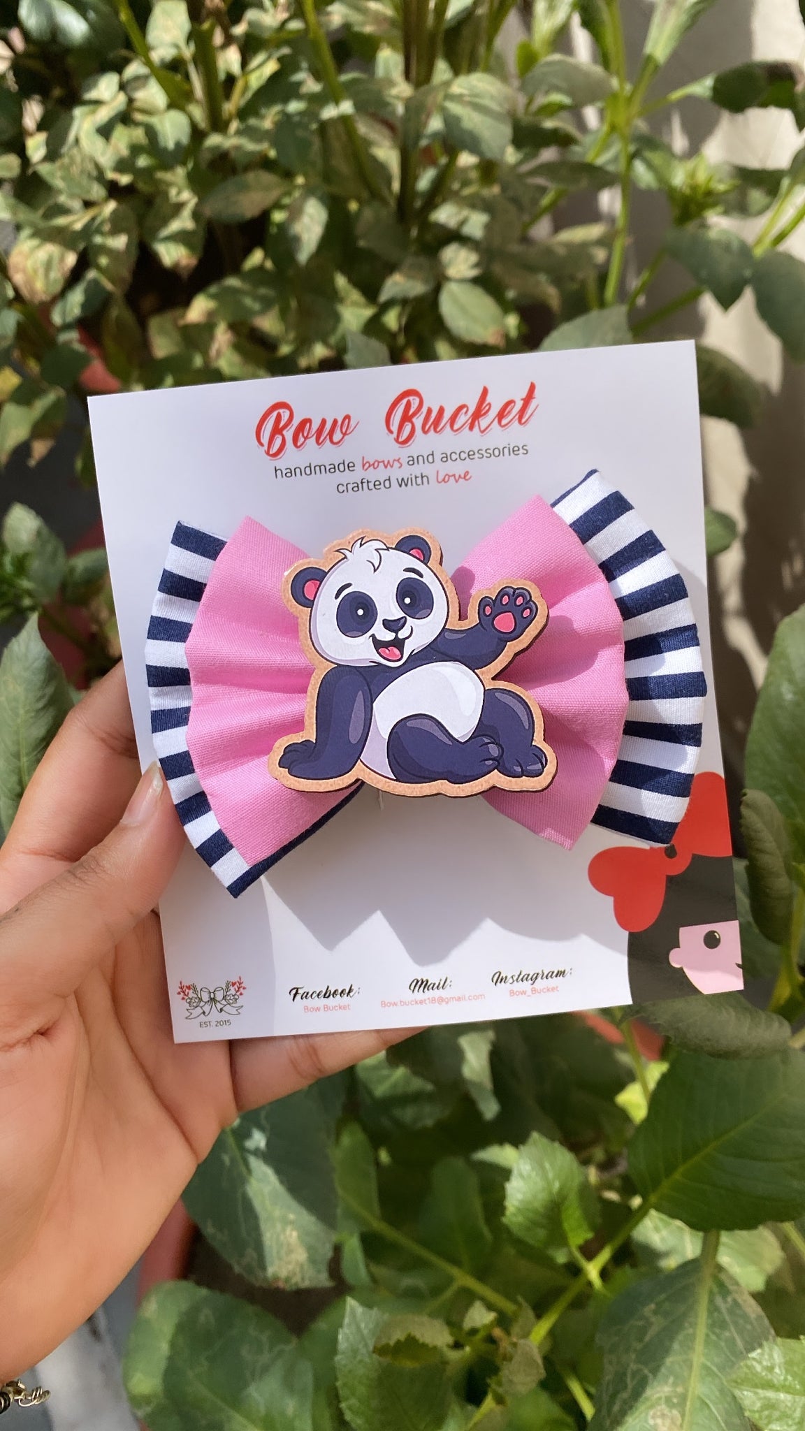 Panda Double Bow