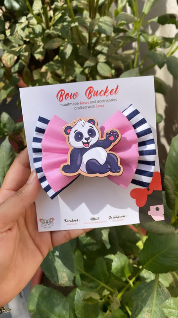 Panda Double Bow