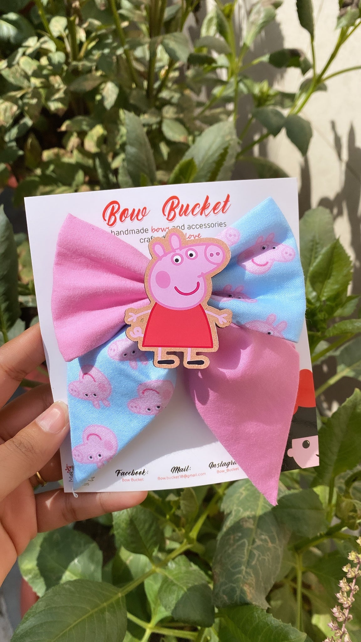 Peppa Pig Pigtail Bow