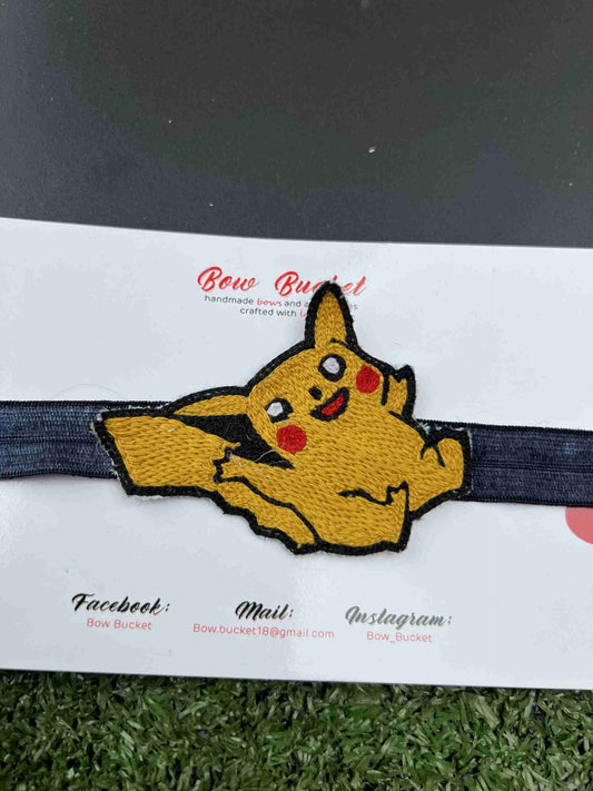 pikachu thread work headband