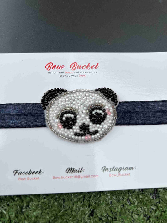 panda beard work headband