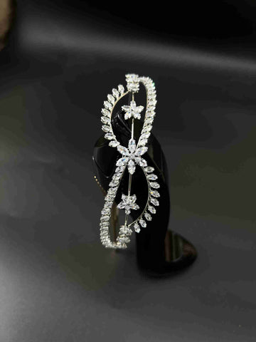 sliver crown crystal luxe hairband