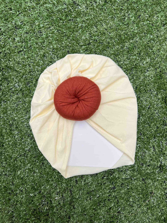 Solid Donut turban Caps