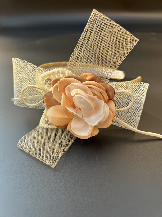 golden rose hairband