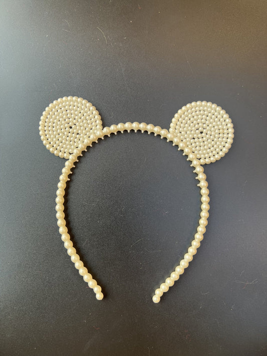 pearl Mickey ear hairband