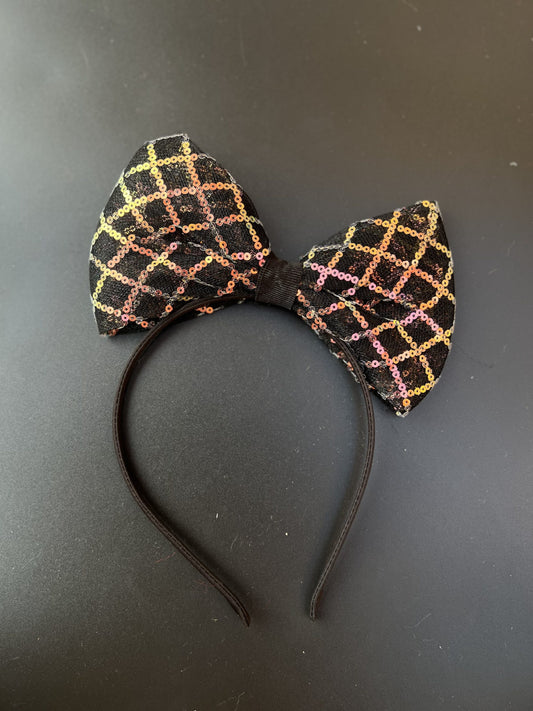 Big bow sequence hairband