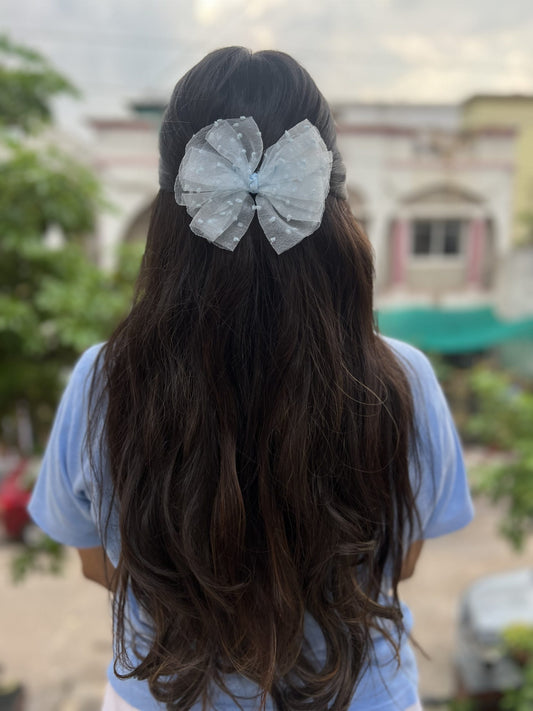 sky blue bow bliss