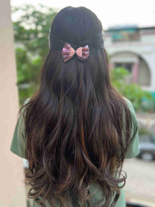 pink bow stacked