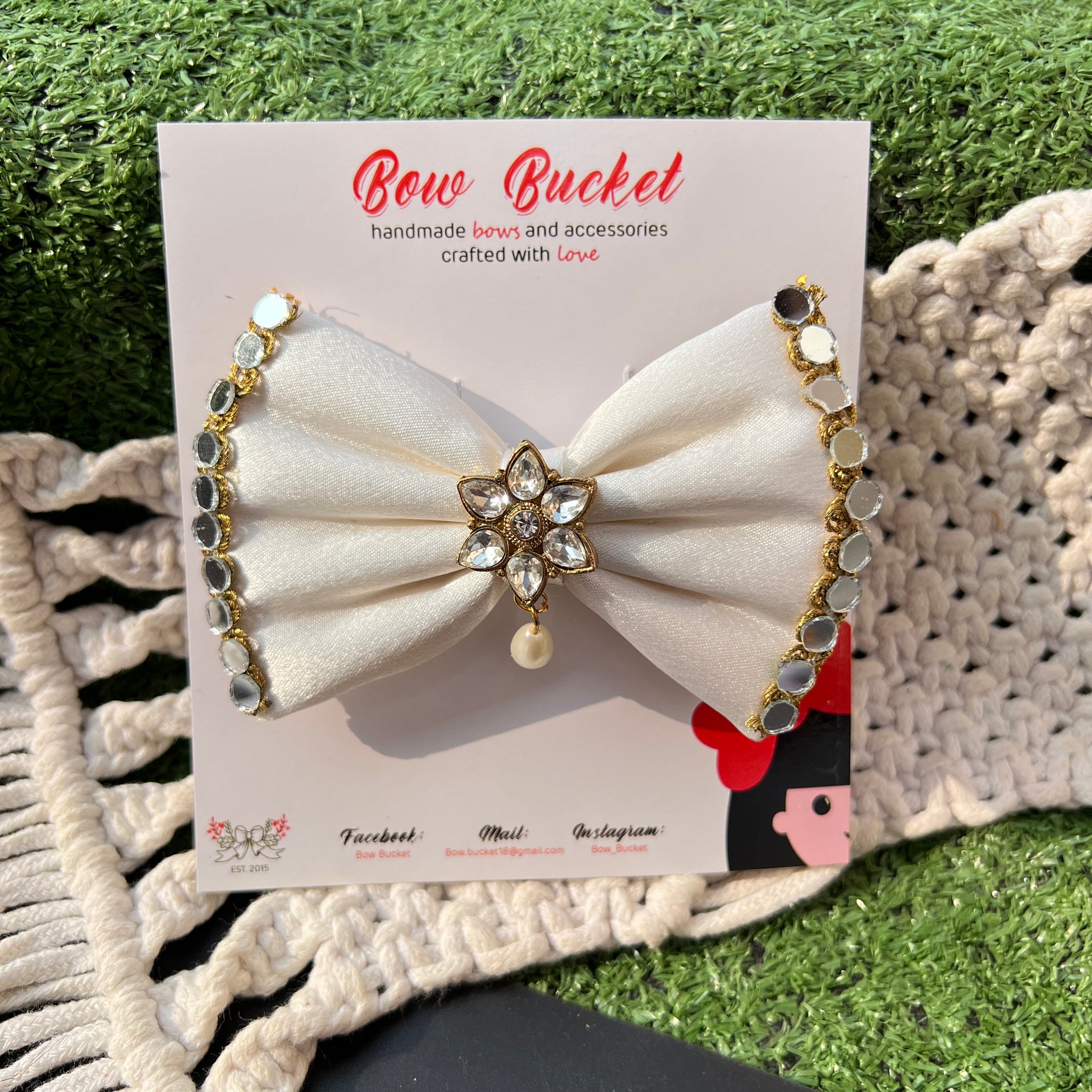 Anarkali Adorn Traditional Bow Clip