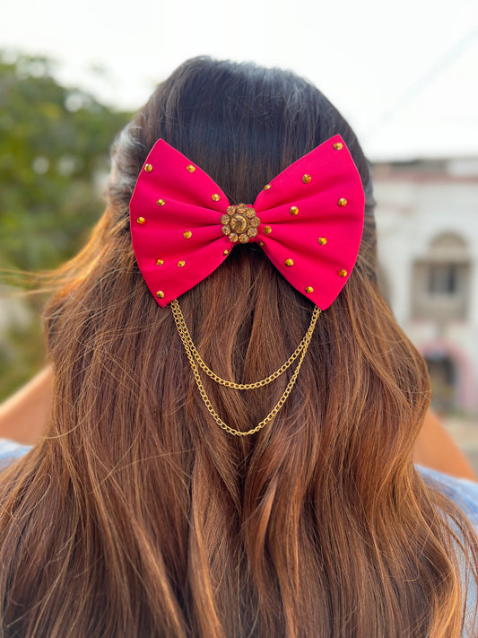 Rosebelle bow clip