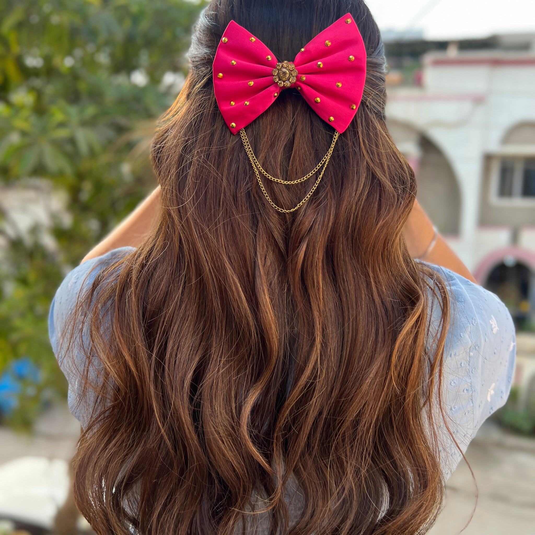 Rosebelle bow clip