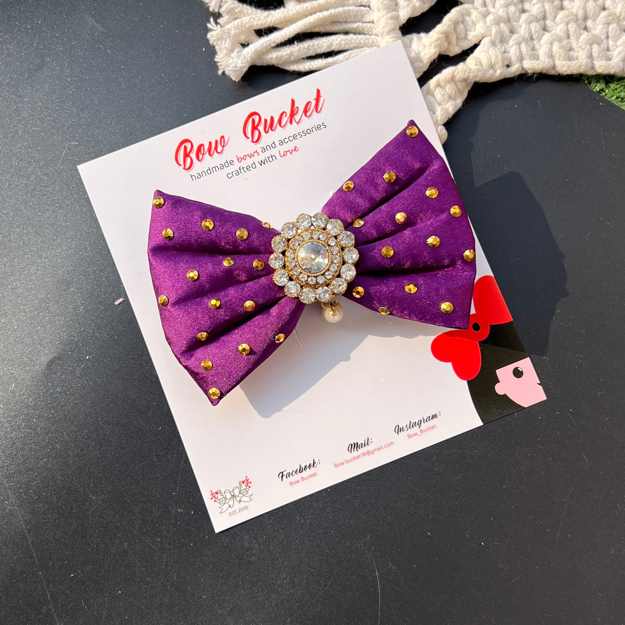 Jhumka Jive Traditional Bow Clip