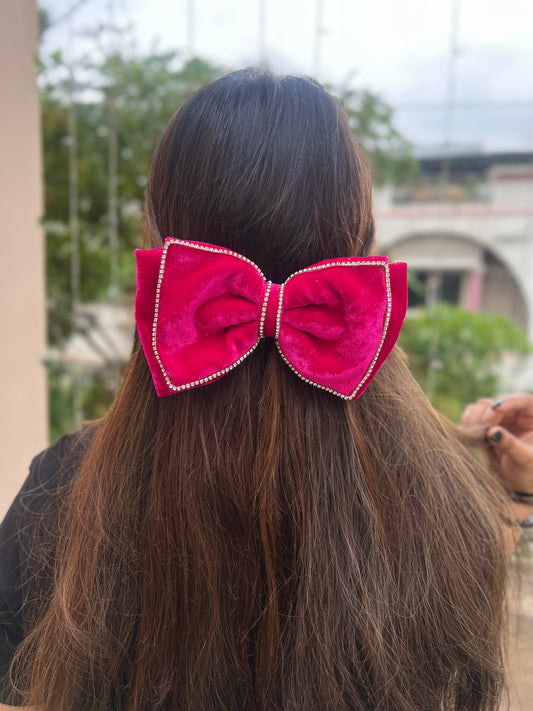 Pink Velvet Gem Garland